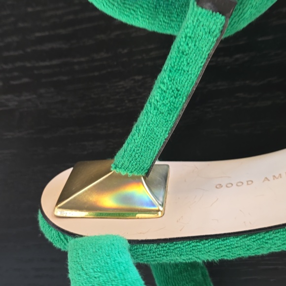 Good American Green Terry Heels - Picture 3 of 4